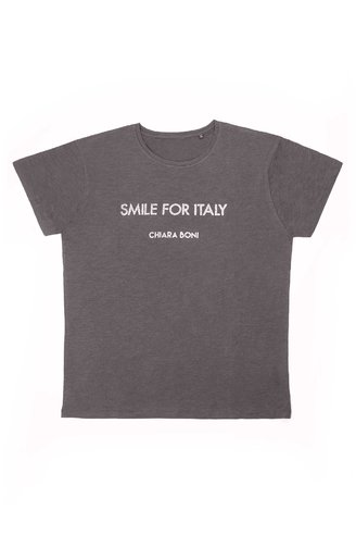 Smile for Italy T-shirt Chiara Boni La Petite Robe Uomo